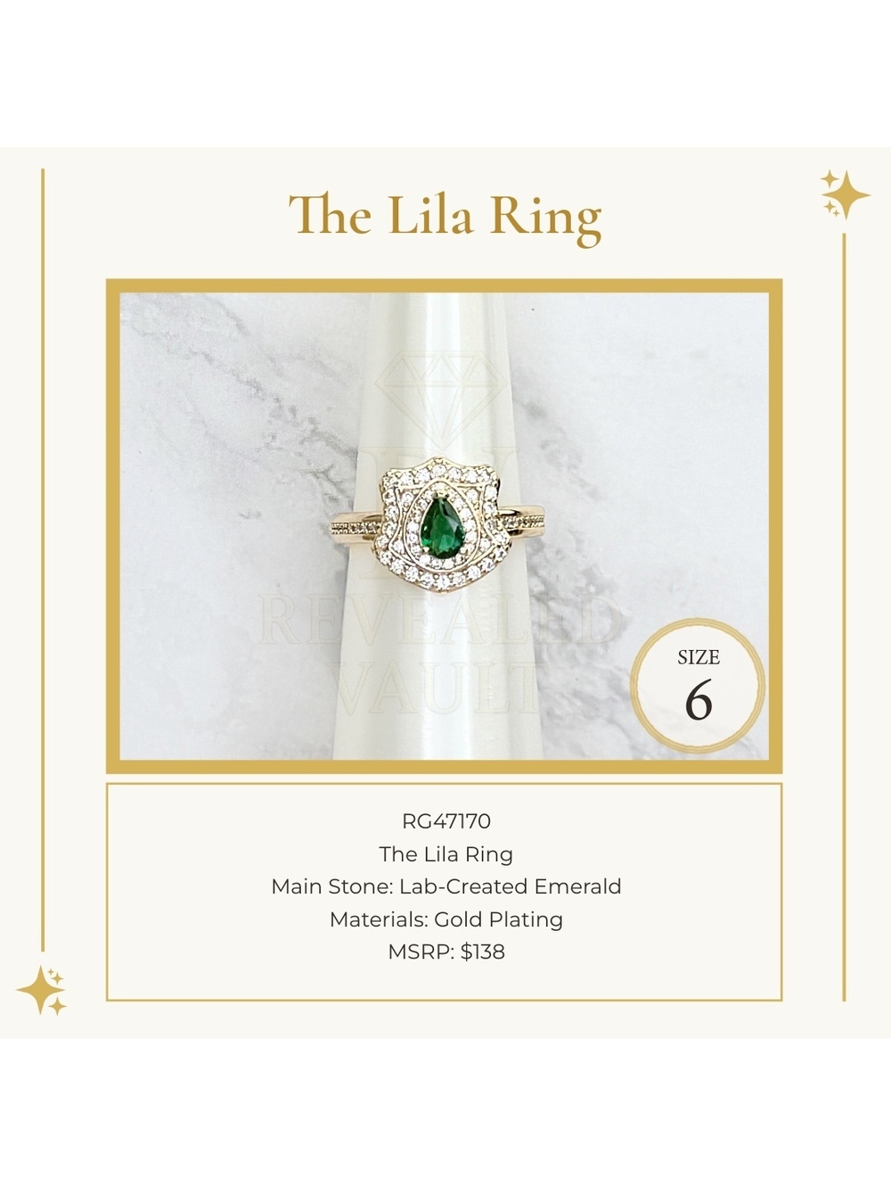 The Lila Ring - Size 6 - OG